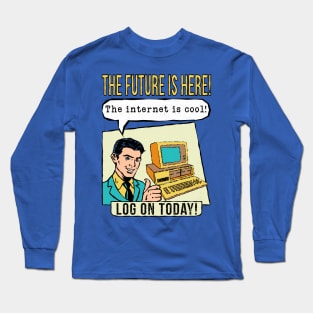 Retro Internet Comic Book Ad Long Sleeve T-Shirt